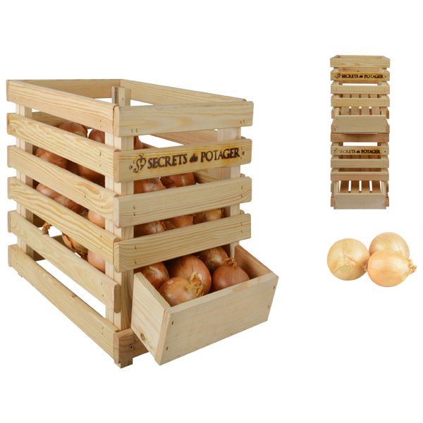 Wooden Onion Crate