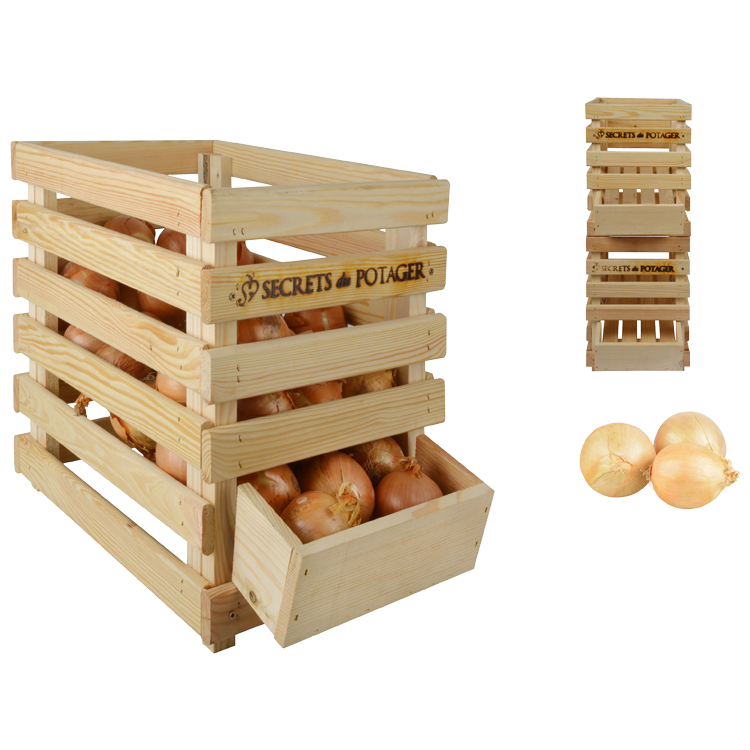 Wooden Onion Crate